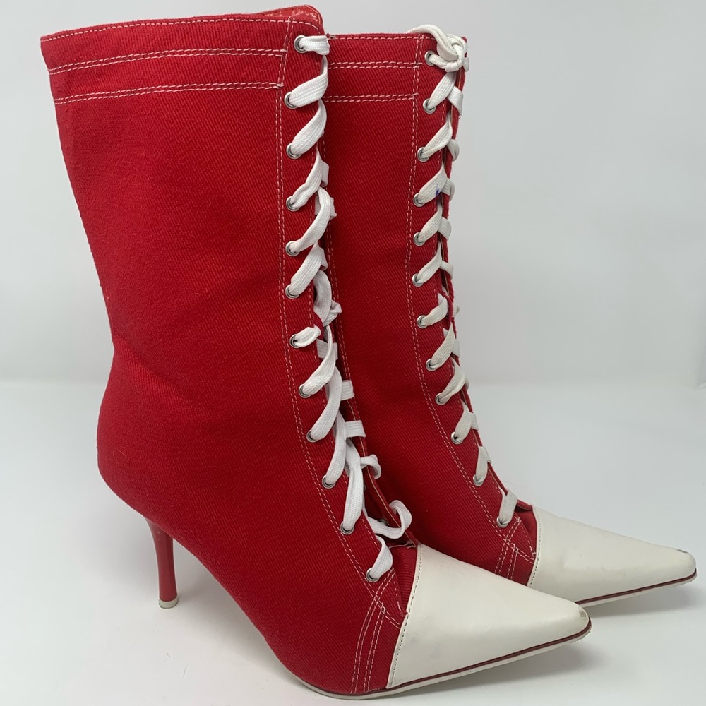 Converse-Inspired Stiletto Boots